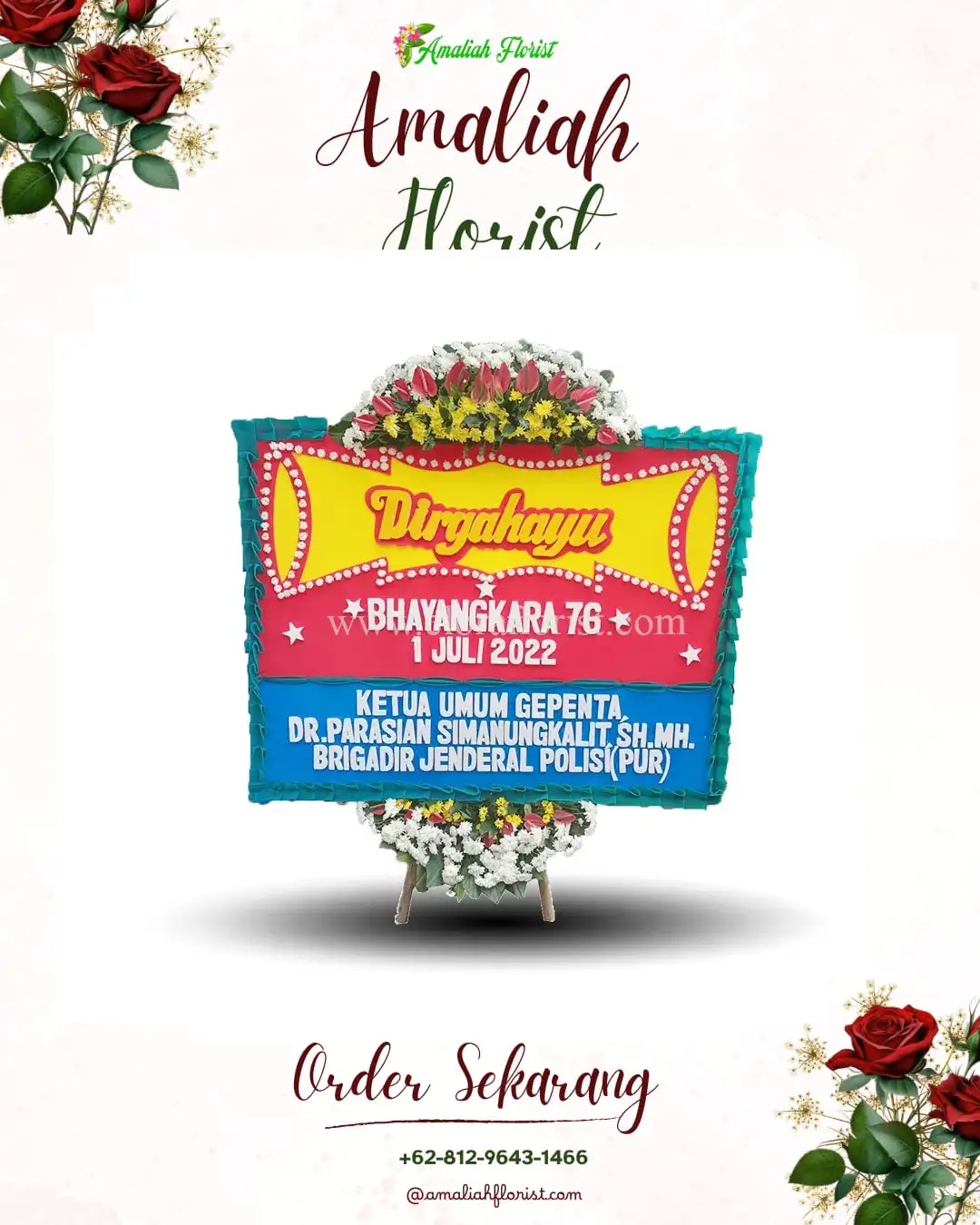 Papan Bunga HUT Ulang Tahun Babakan Ciparay